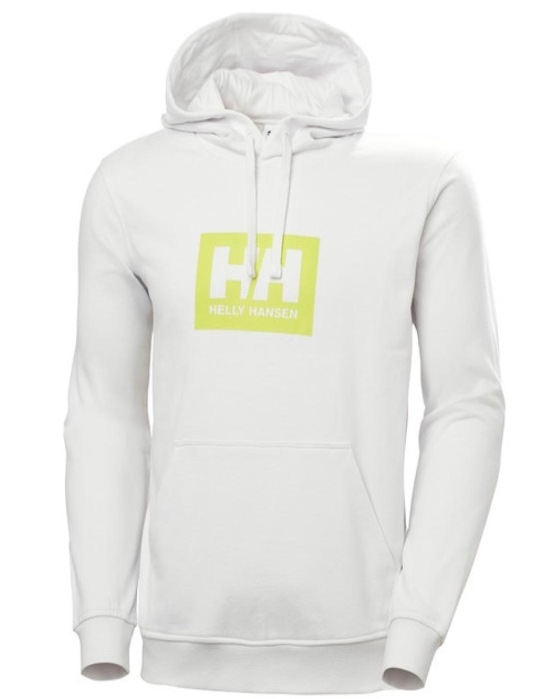 Sudadera Helly Hansen Hoodie blanca para hombre-z