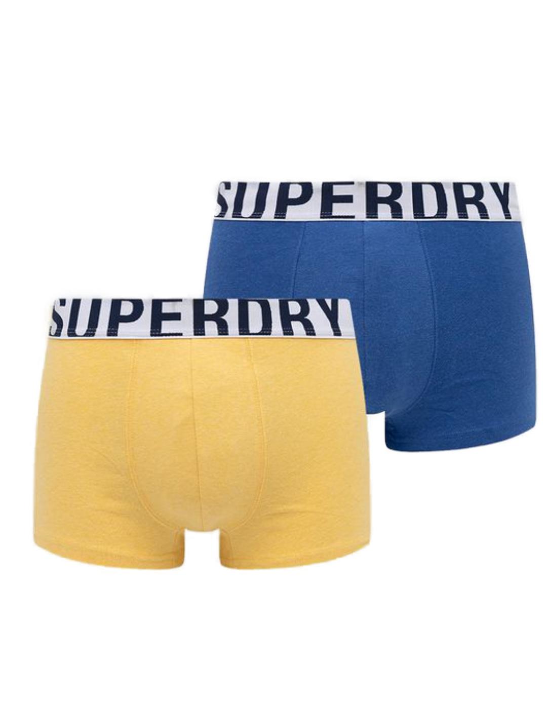 Intimo Superdry pack2 trunk Mazarine para hombre-b