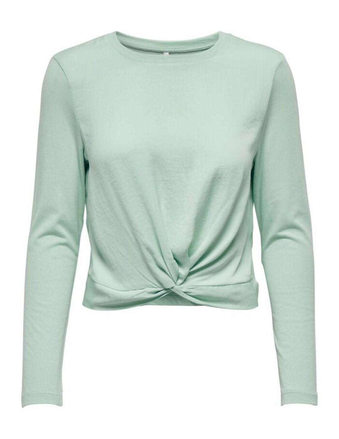 Camiseta Only Lava nudo turquesa para mujer-a