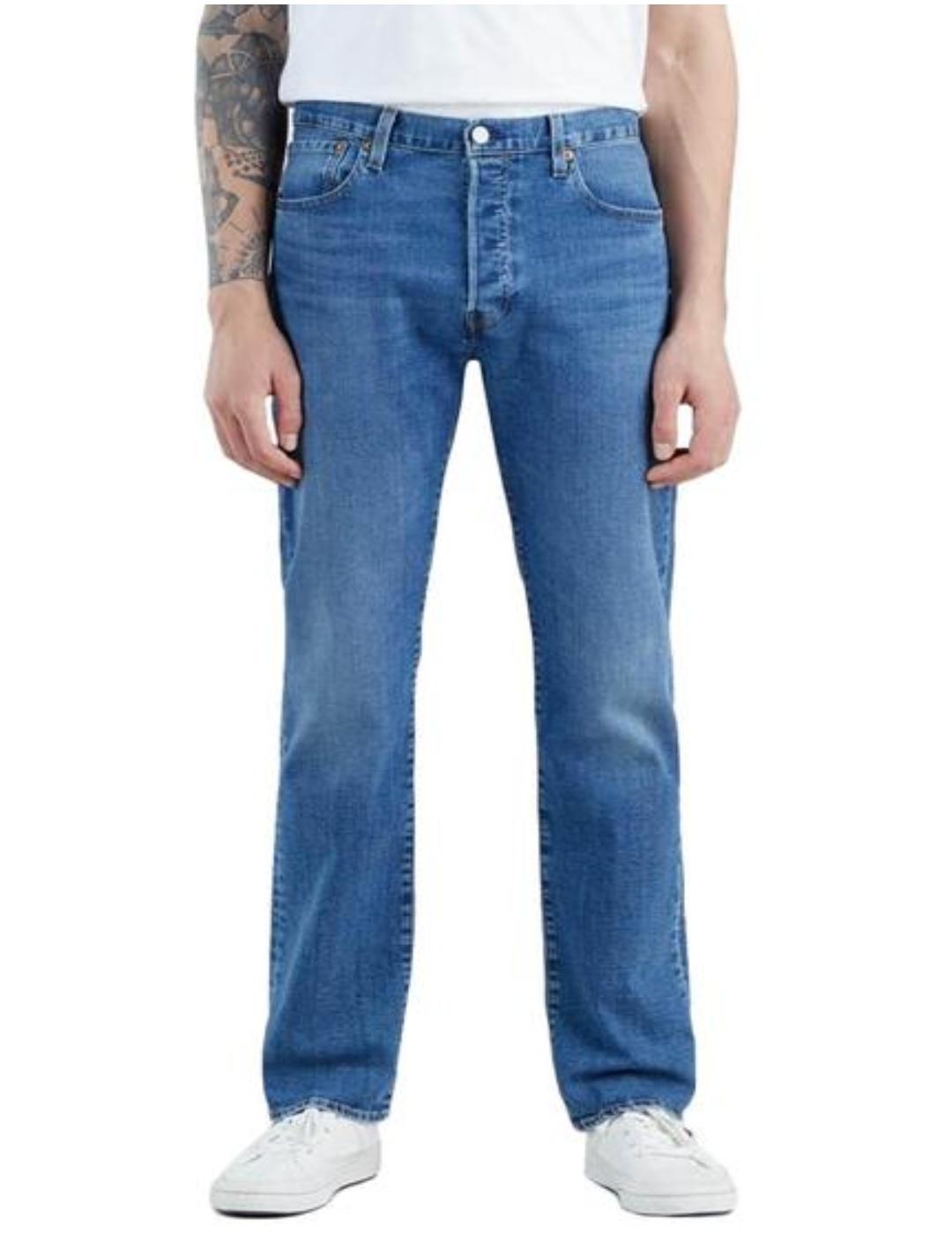 Vaquero Levi's 501 bulldog indigo para hombre-a