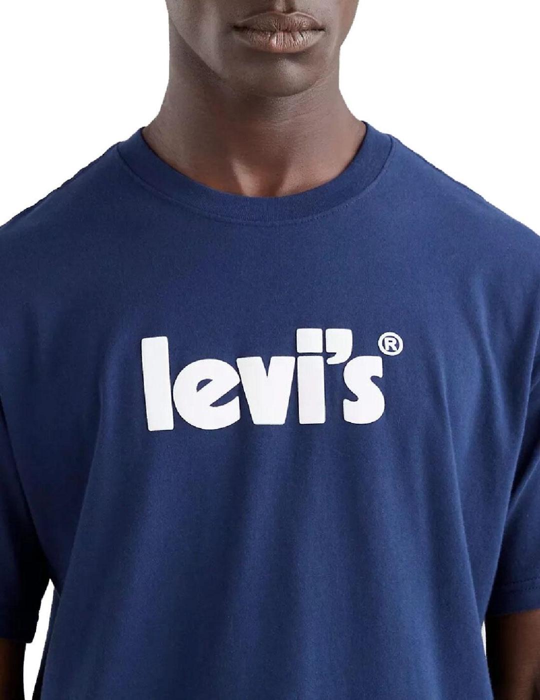 Camiseta Levi´s relaxed fit azul para hombre -a