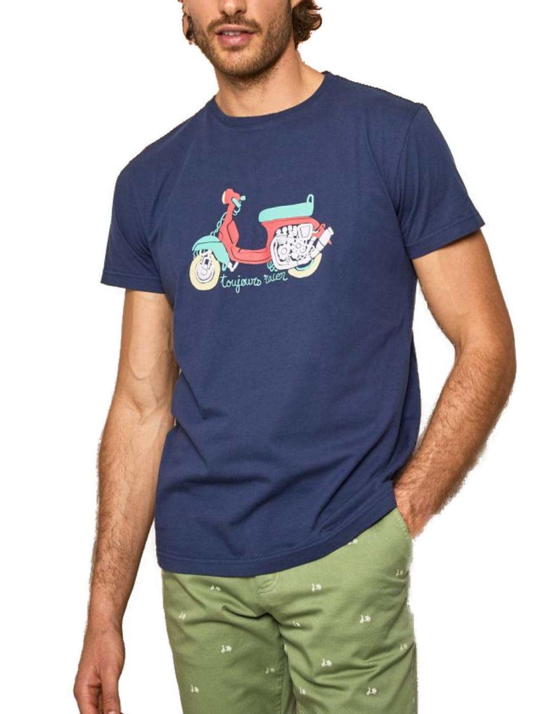 Camiseta Scotta Moto marino para hombre -a