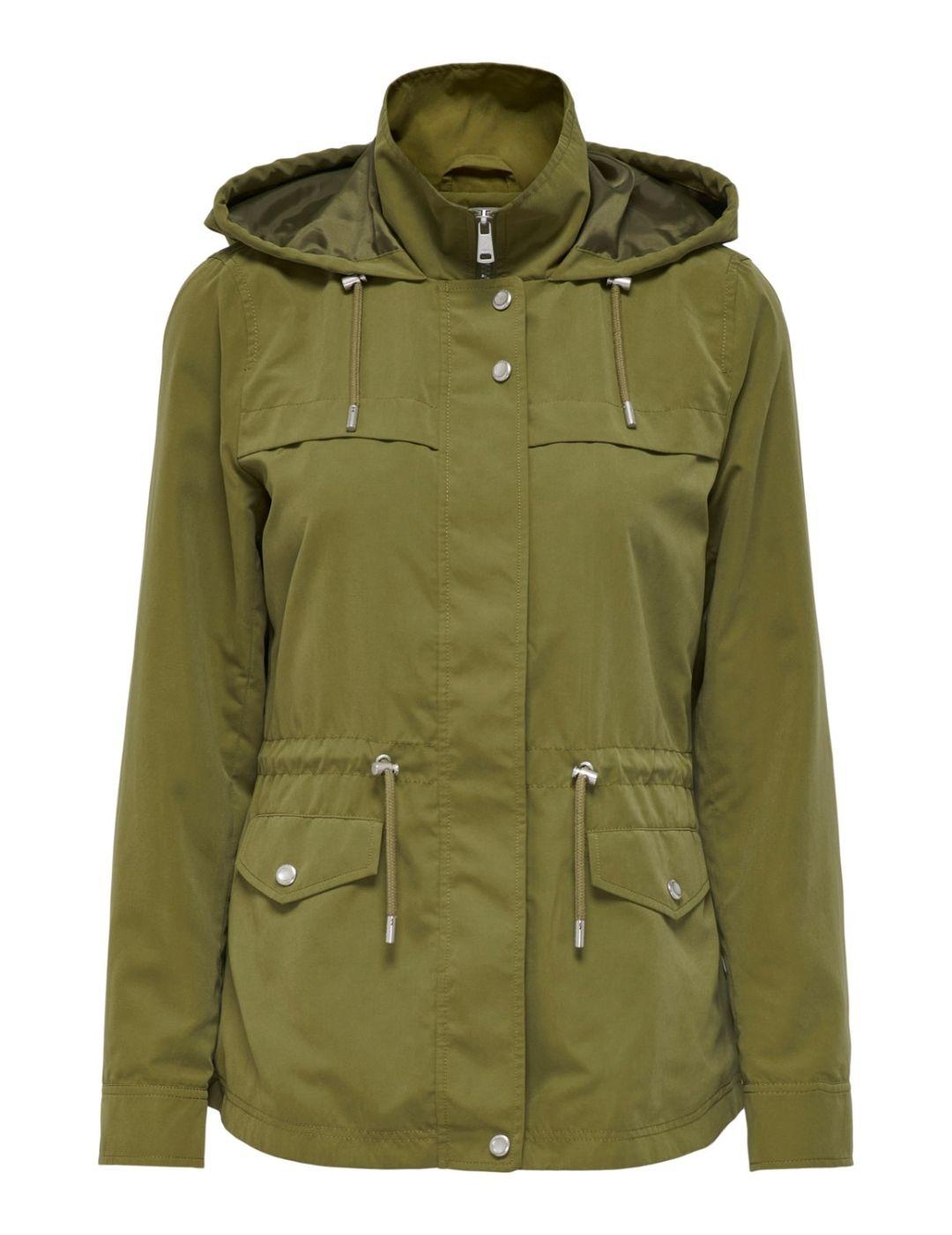 Parka Only NewStarline verde para mujer-a