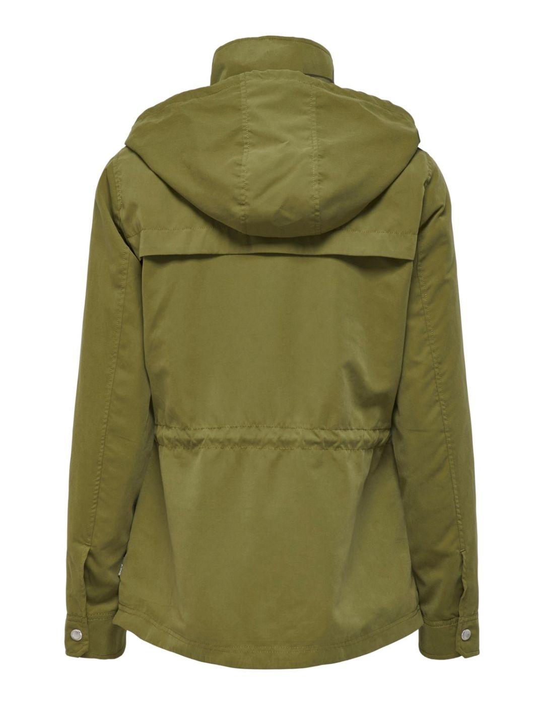 Parka Only NewStarline verde para mujer-a