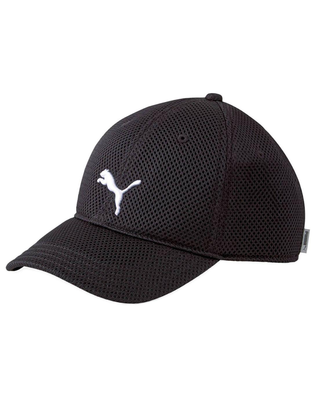 GORRA PUMA NEGRA LOGO -A