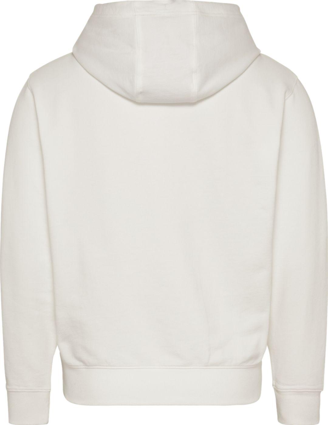 Sudadera Tommy Jeans blanca capucha de hombre-a