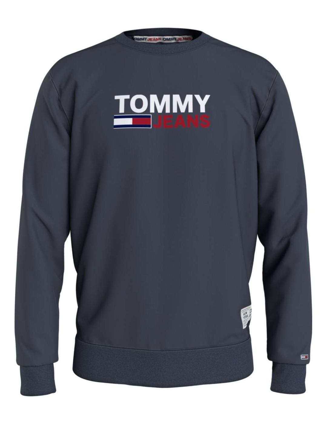 Sudadera Tommy Jeans marino de hombre-a