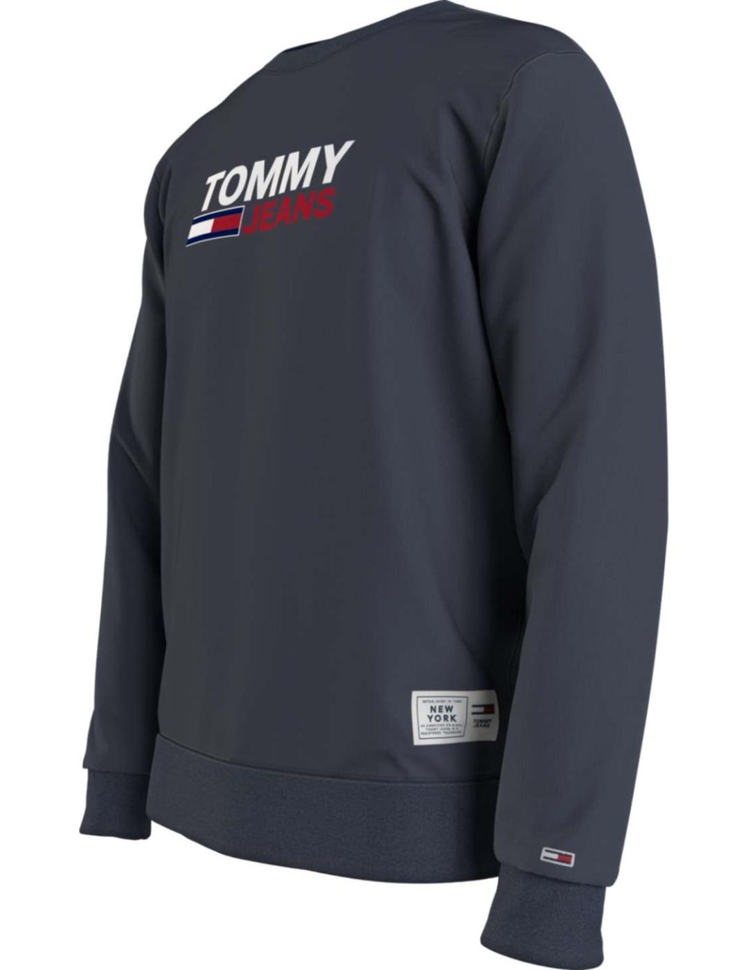 Sudadera Tommy Jeans marino de hombre-a