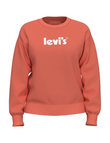 cigarrillo bisonte voltaje Sudadera Levis naranja para mujer -a