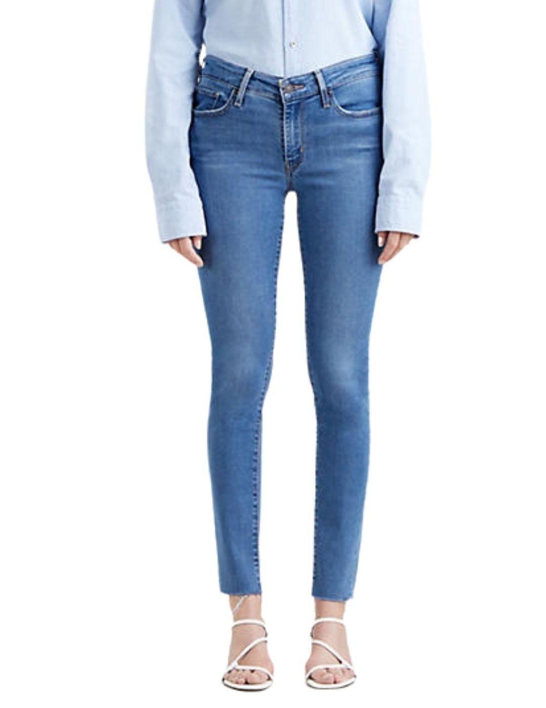 Vaquero Levi's 711 Skinny Bogota azul para mujer-a