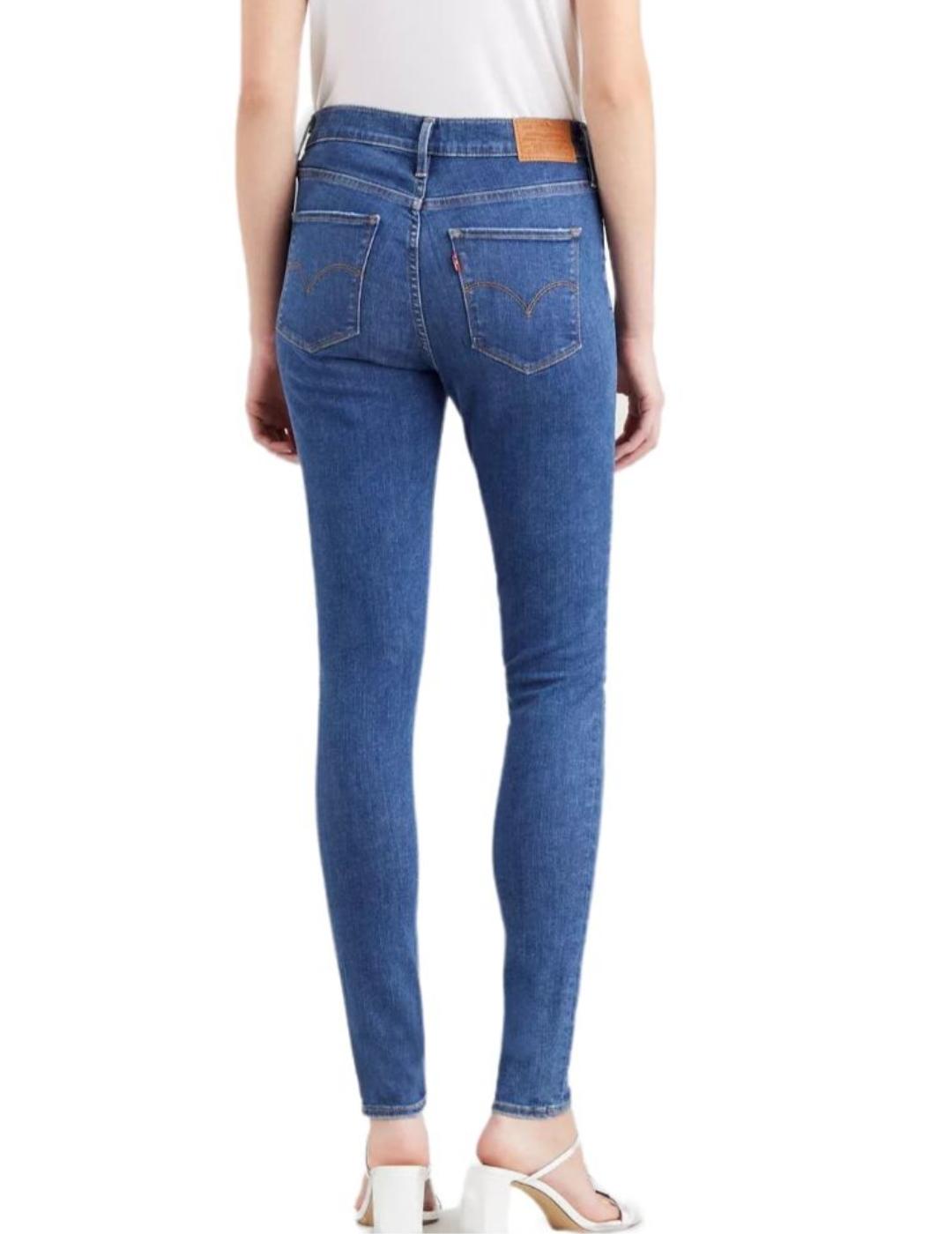 Vaquero Levis Super Skinny azul para mujer -a