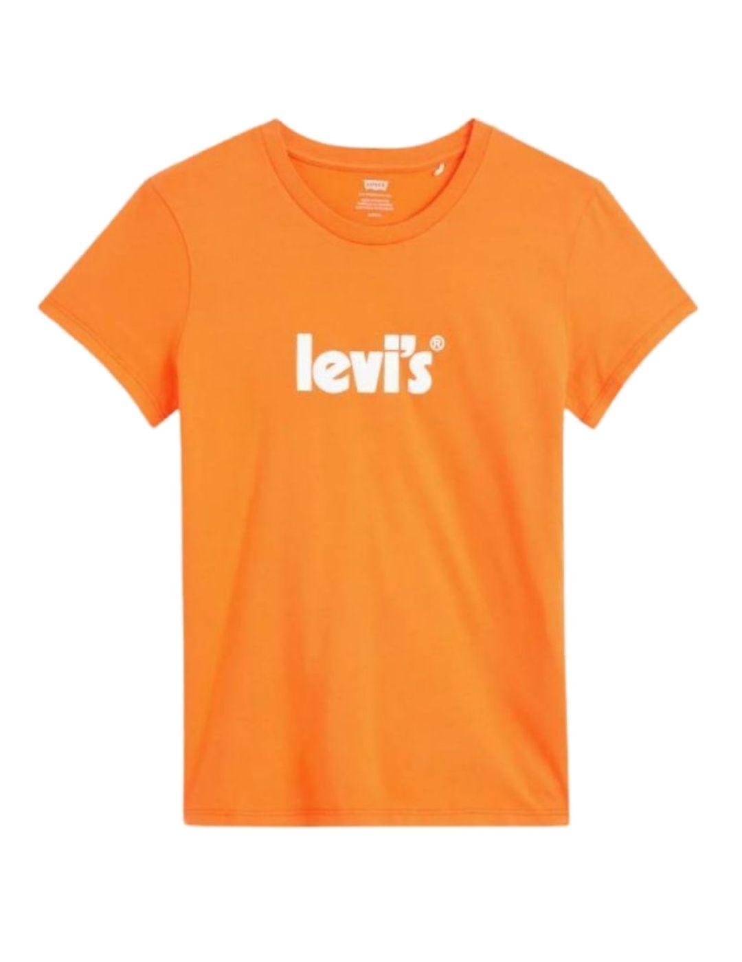 Camiseta Levis Poster Logo naranja para mujer -a