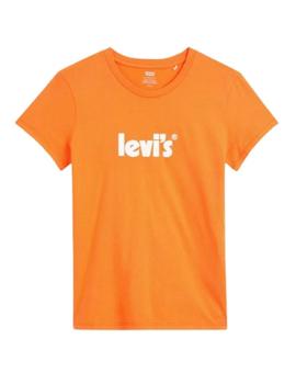 Camiseta Levis Poster Logo naranja para mujer -a