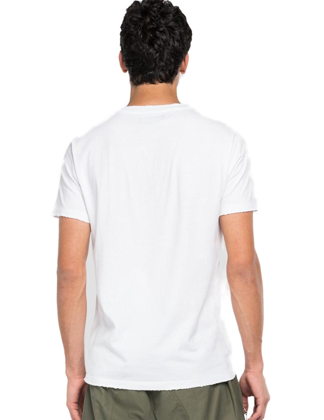 Camiseta Replay blanco tigre para hombre -a