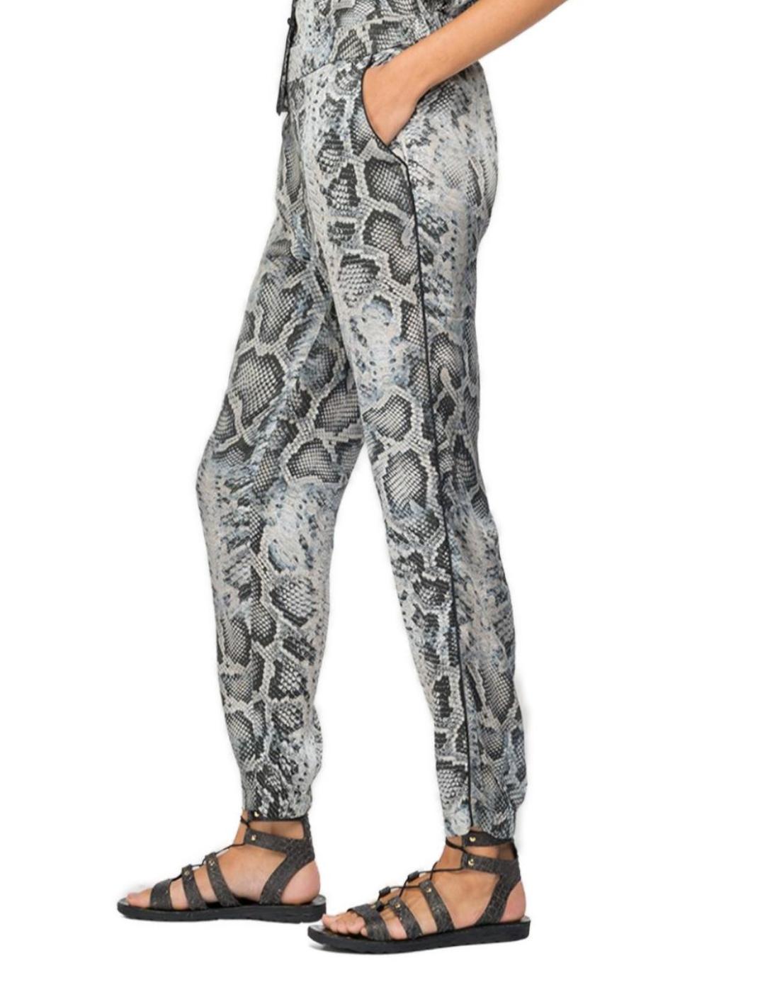 Pantalón Replay estampado serpiente para mujer -a