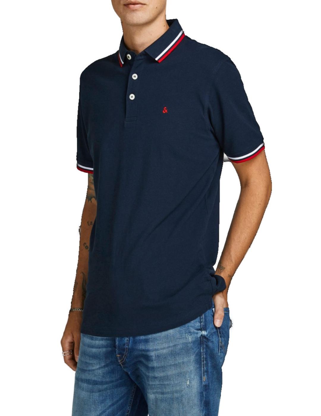 Polo Jack&Jones Paulos noos marino de hombre-