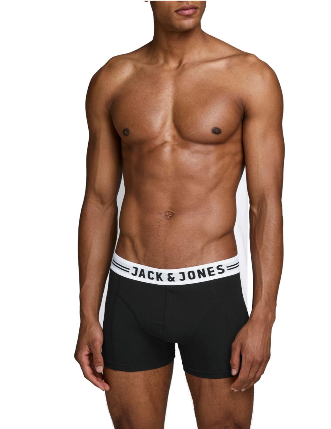 Intimo Jack-Jones trunks Noos negro de hombre -j