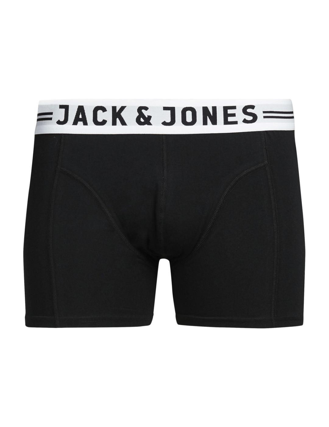 Intimo Jack-Jones trunks Noos negro de hombre -j