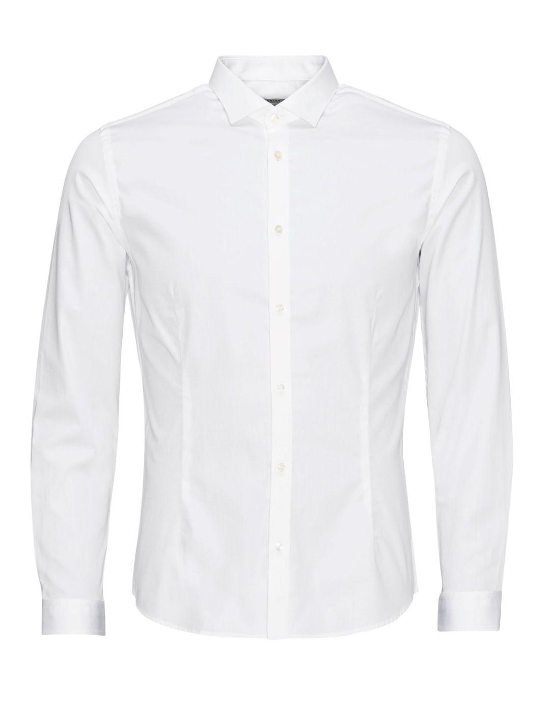 Camisa Jack&Jones Parma Noos blanca para hombre-&
