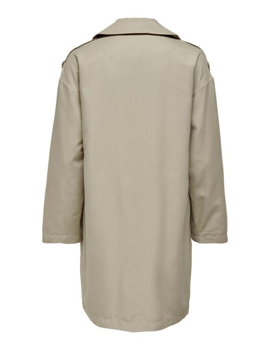 Trench Only Line beige para mujer -a