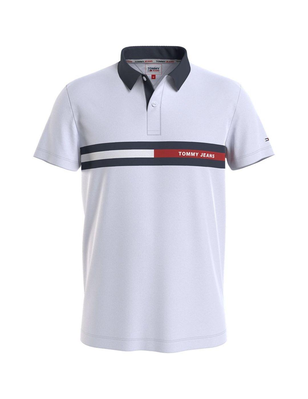 Polo Tommy blanco para hombre -a