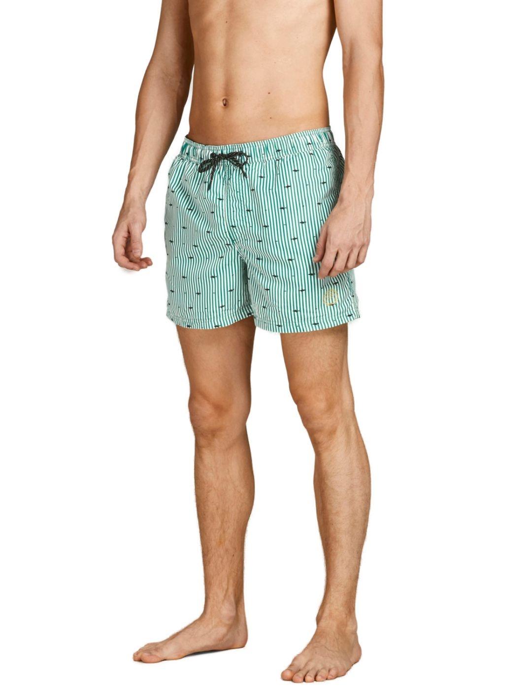 Bañador Jack&Jones Crete jelli bean para hombre-a