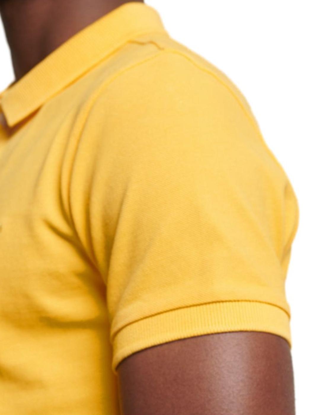 Polo Superdry amarillo para hombre -a