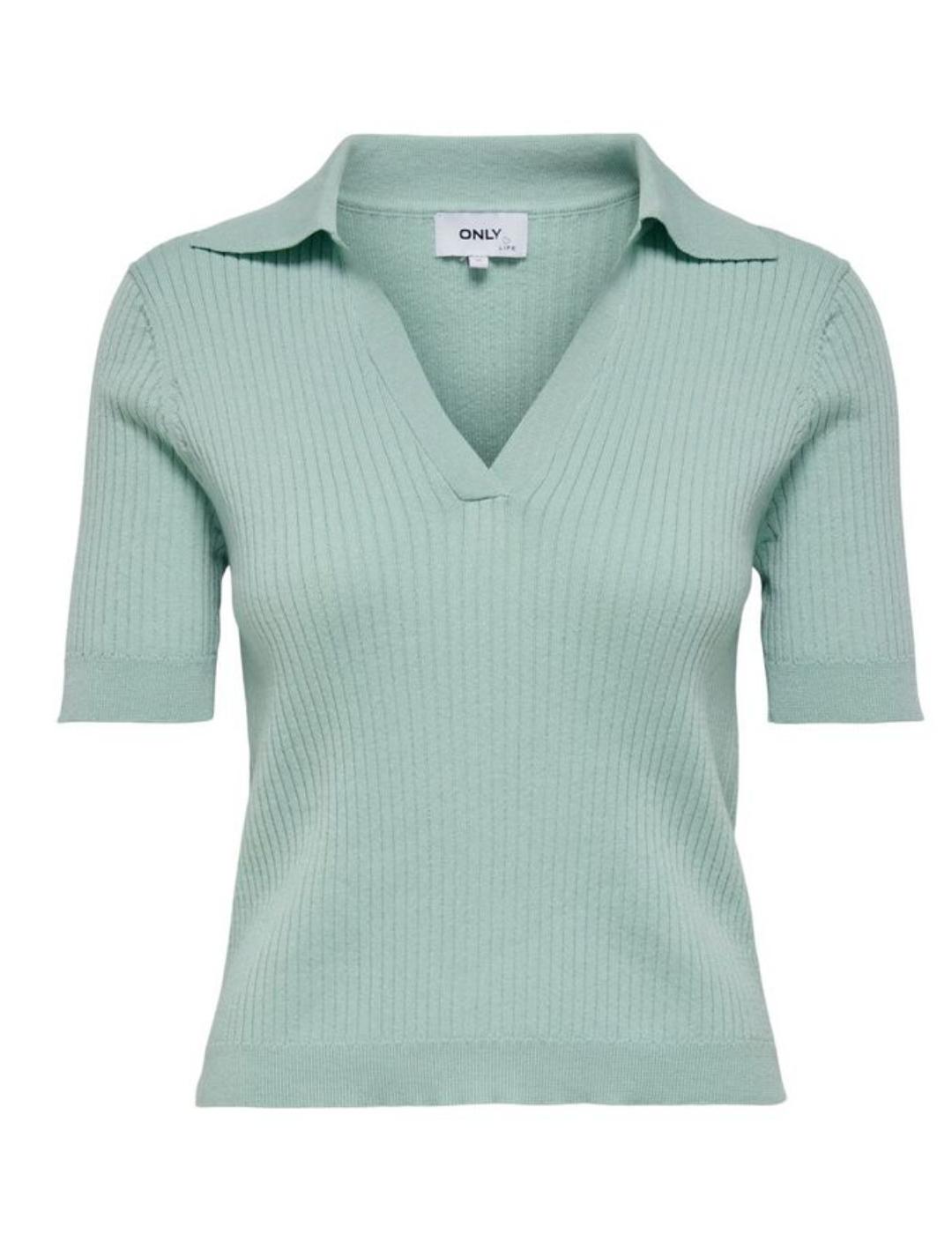 Polo Only Nimone verde para mujer-a
