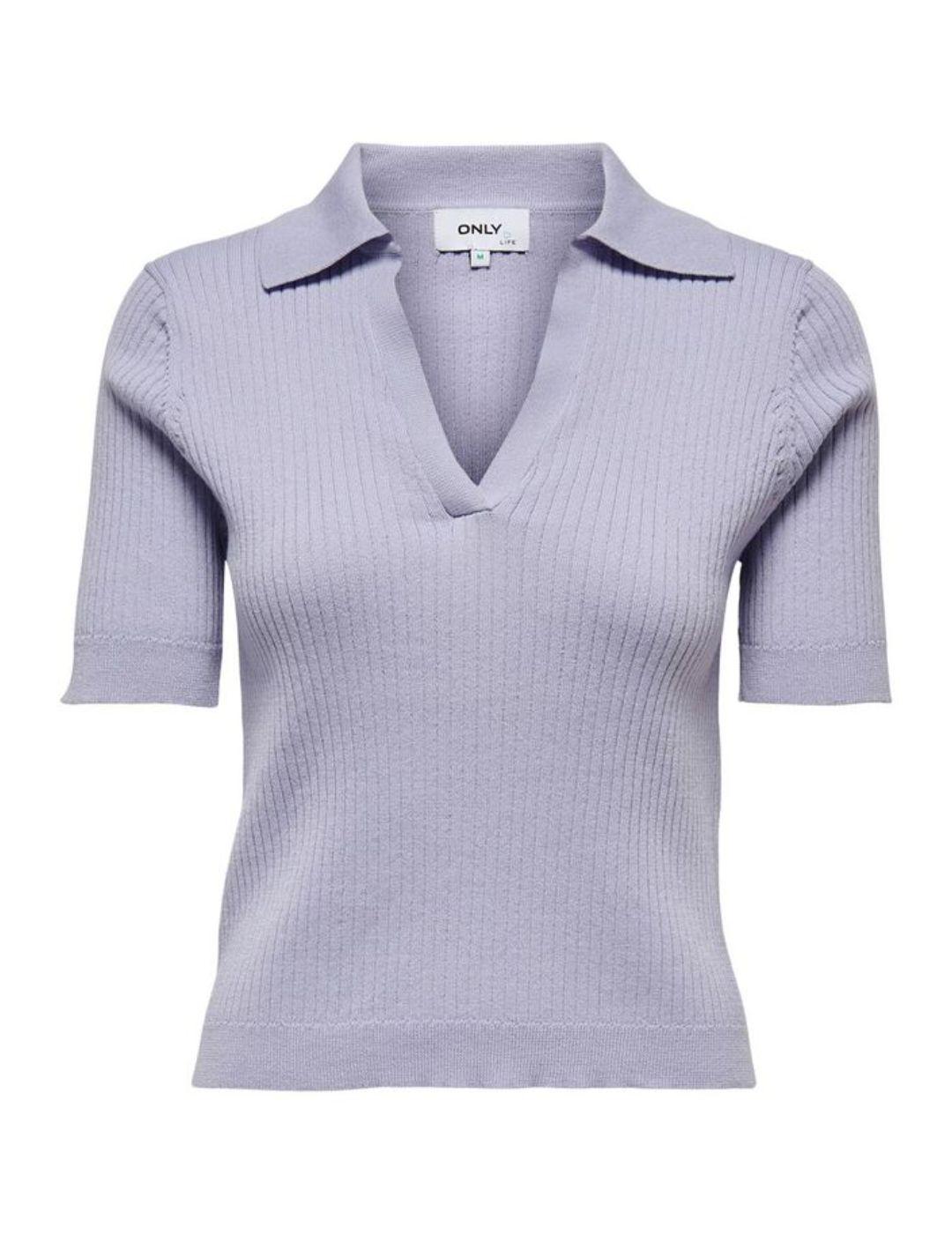 Polo Only Nimone lila para mujer -a