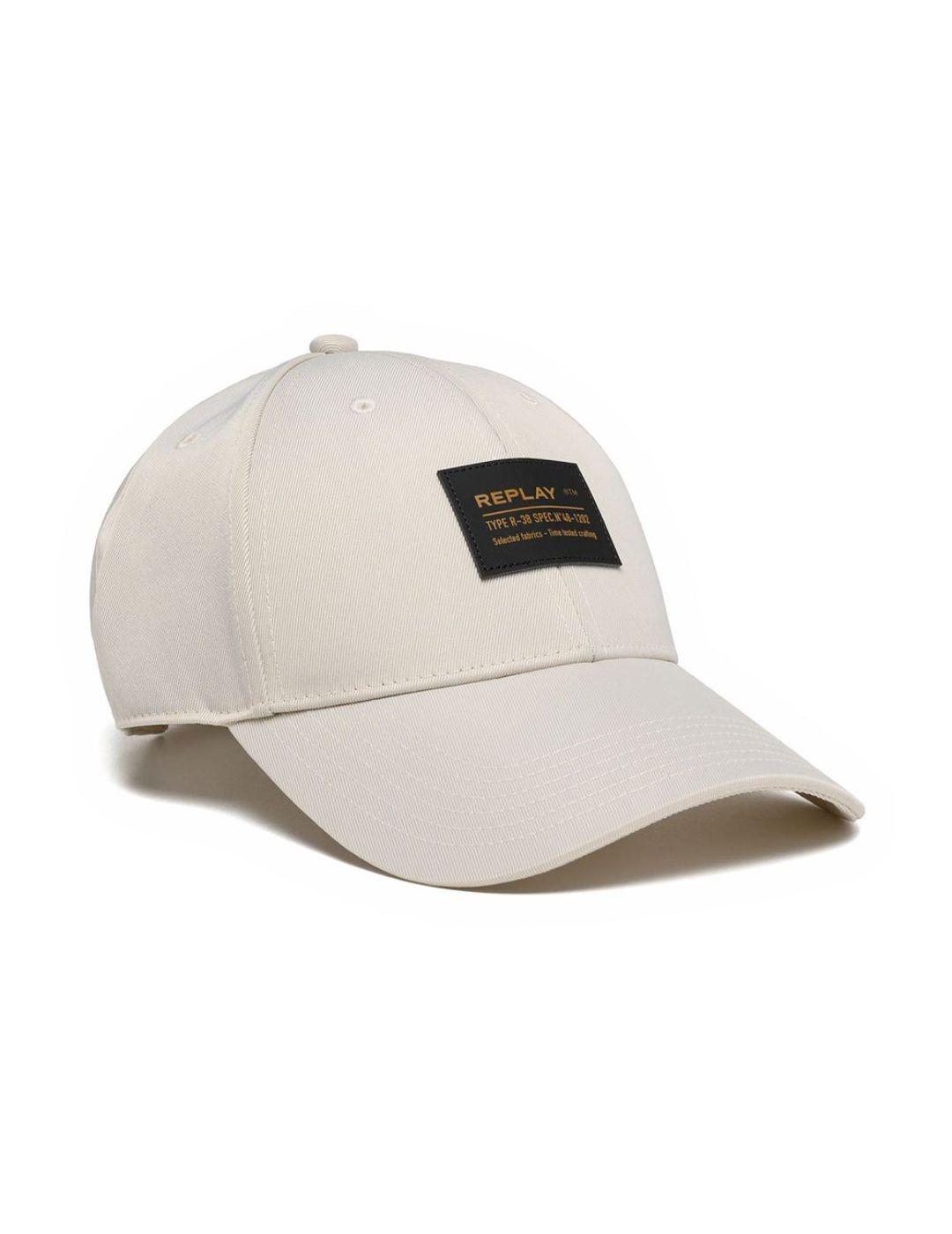 Gorra Replay beige para hombre -a