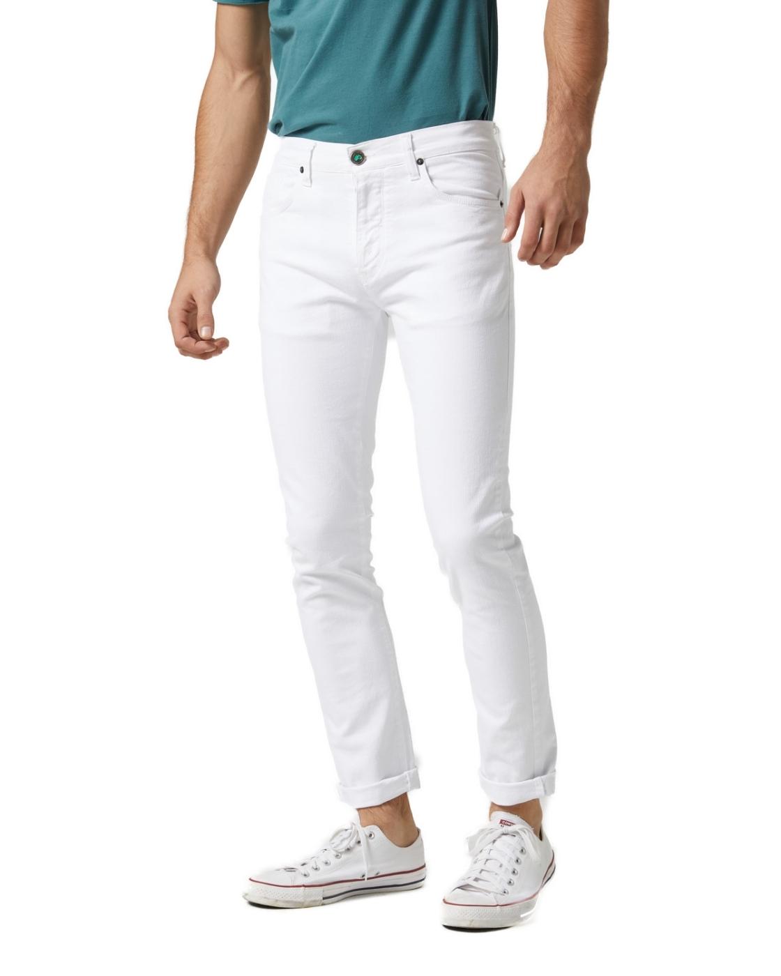 Pantalón vaquero Altonadock  blanco para hombre-a