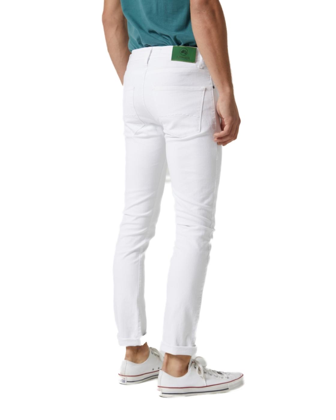 Pantalón vaquero Altonadock  blanco para hombre-a