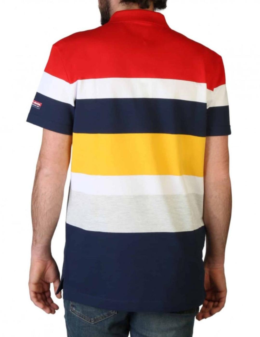 Polo Tommy Jeans multicolor de hombre-a