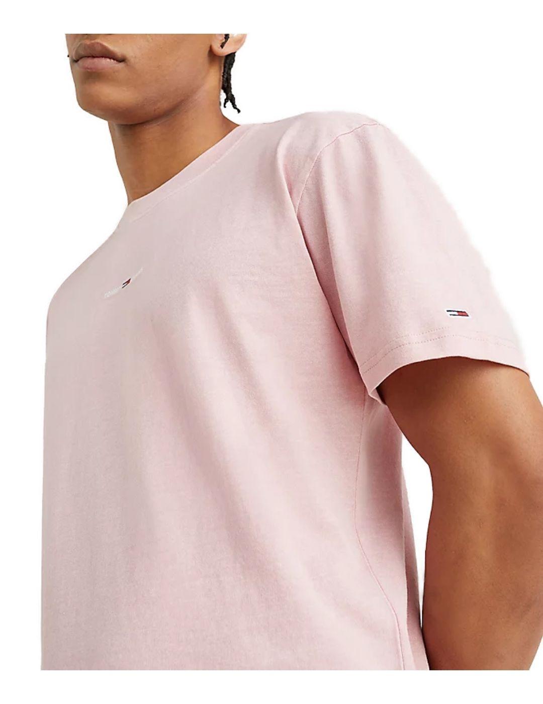 Camiseta Tommy Jeans rosa de hombre-a