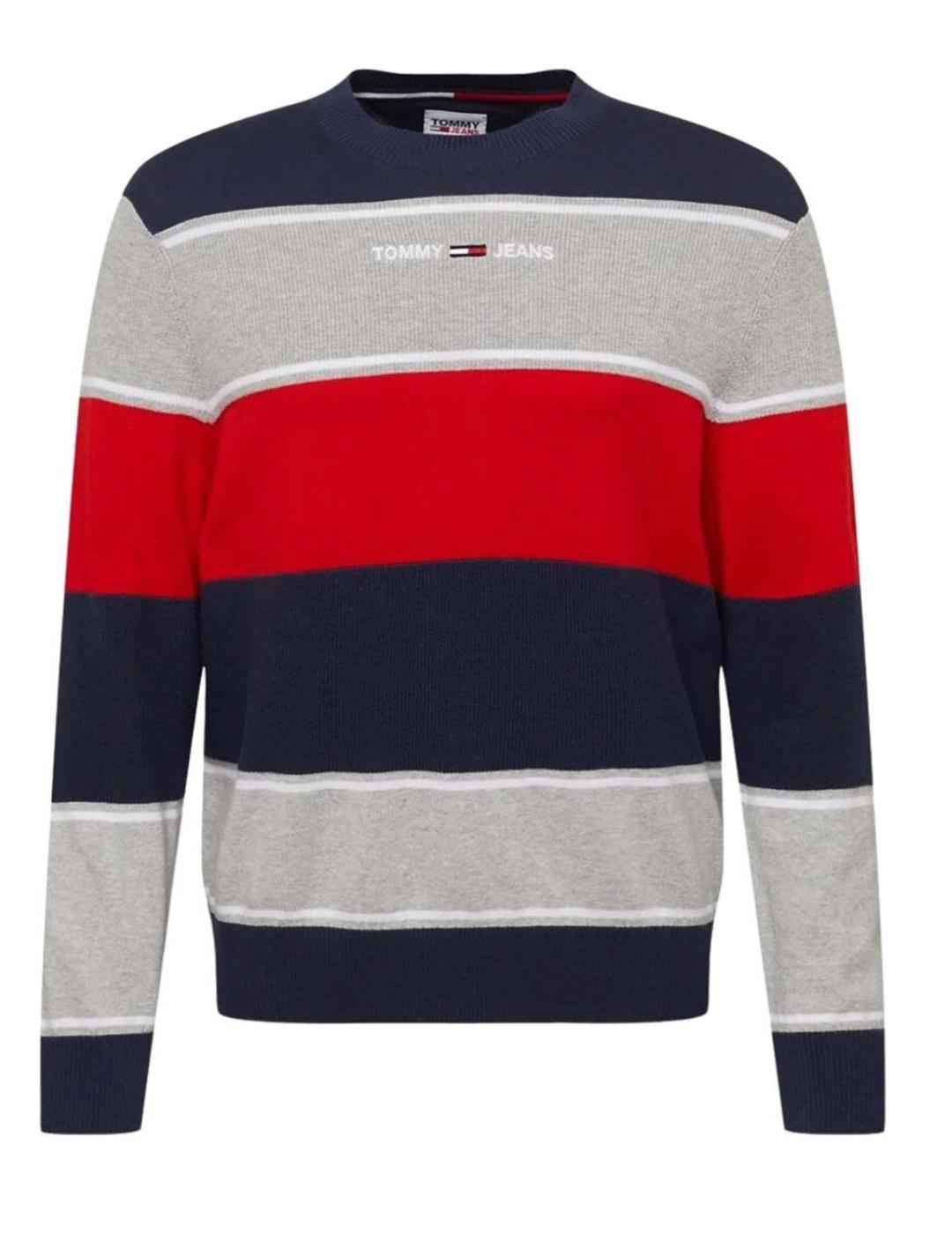 Jersey Tommy Jeans tricolor de hombre-a