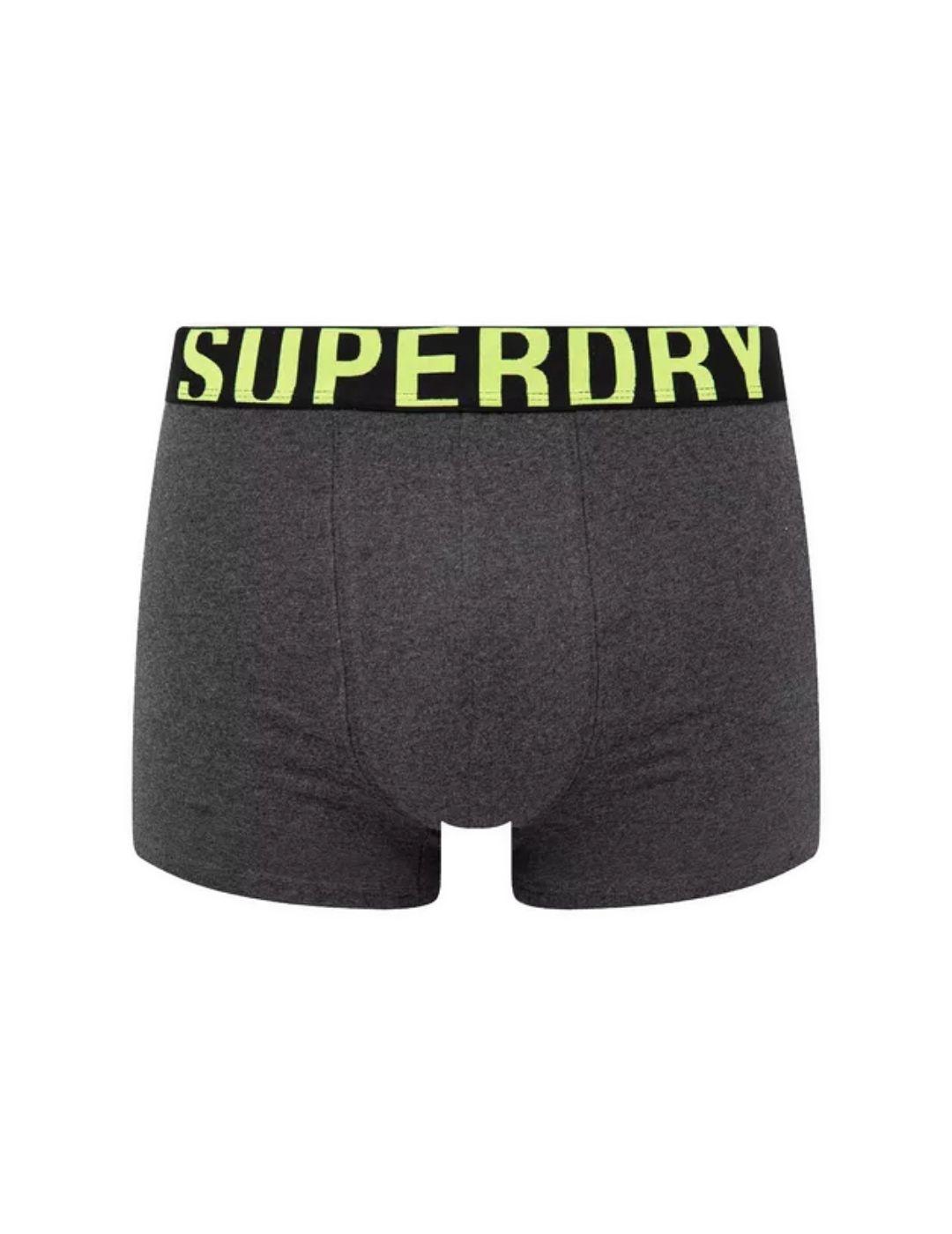 Intimo Superdry pack2 boxer gris para hombre-a