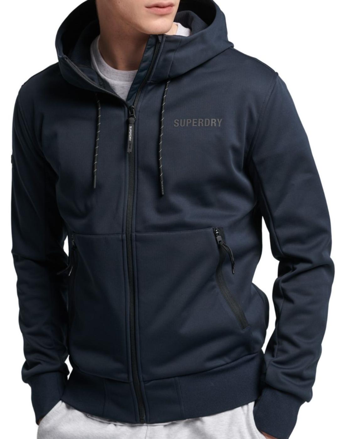 Sudadera Superdry azul oscuro para hombre -a