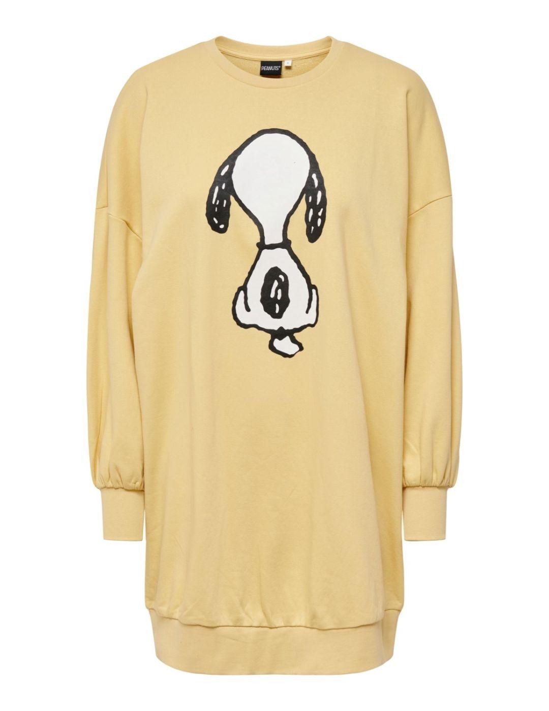 Vestido Only Peanuts amarillo para mujer -a