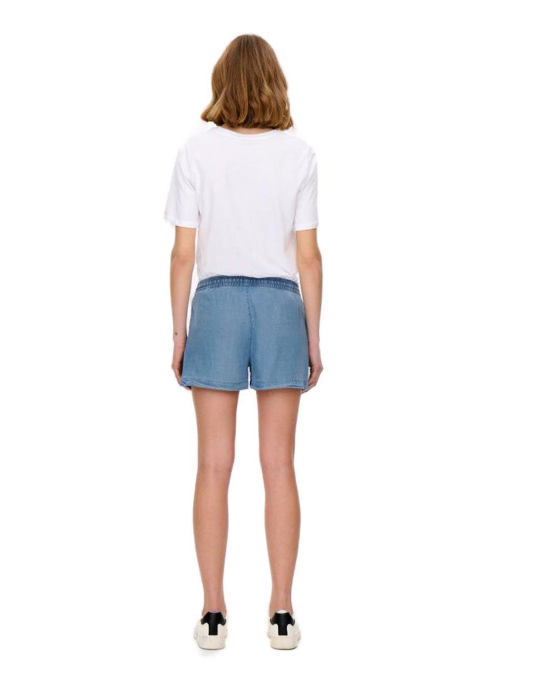 Shorts Only Pema en azul claro de mujer-a