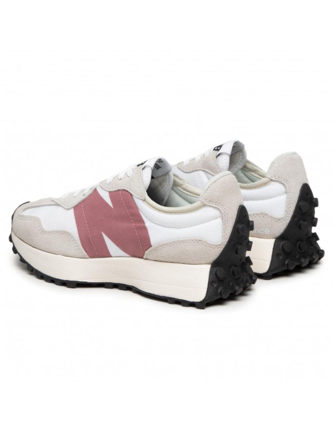 Zapatilla New Balance 327 blanco malva de mujer-a