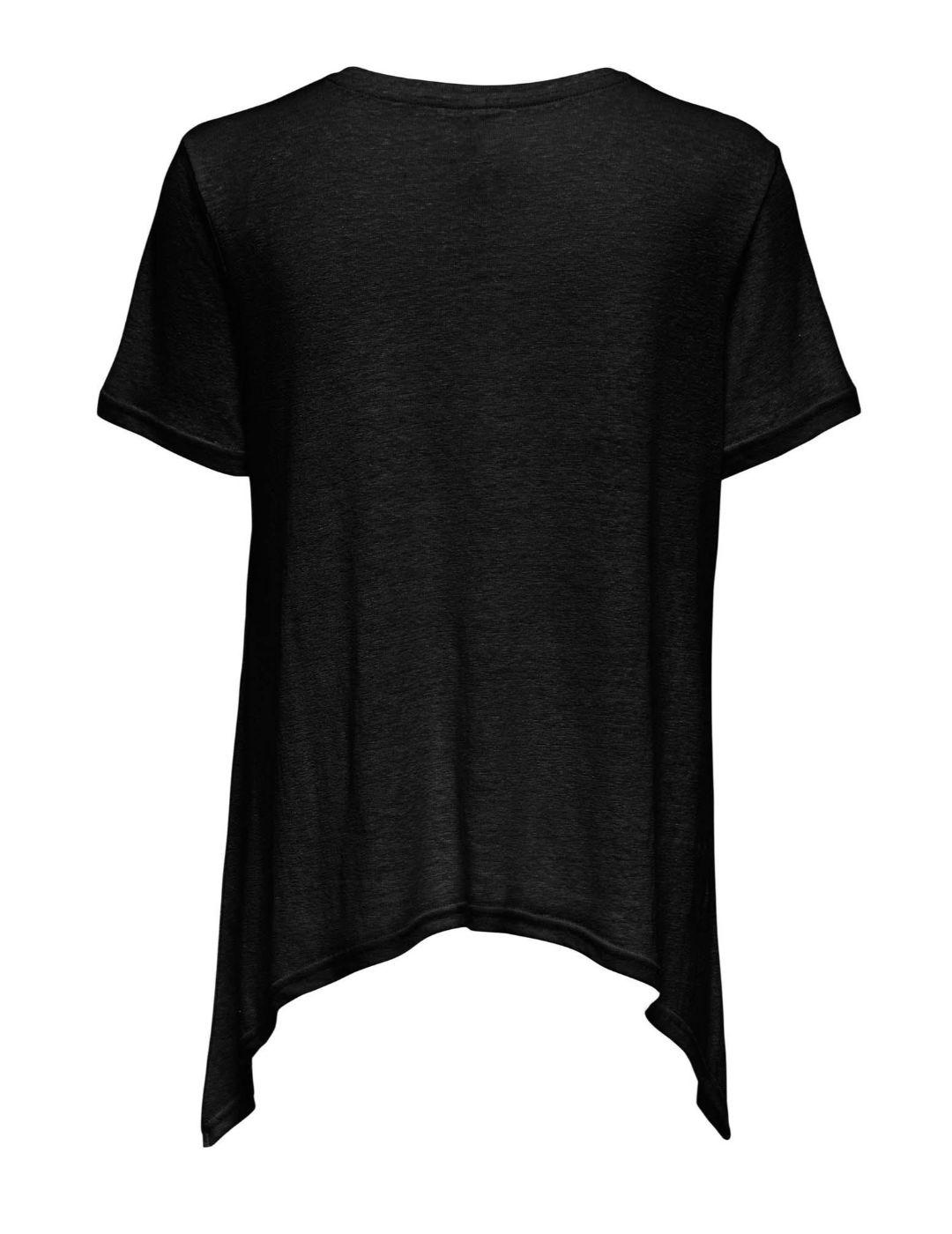 Camiseta Only Onltea color negro para mujer-a