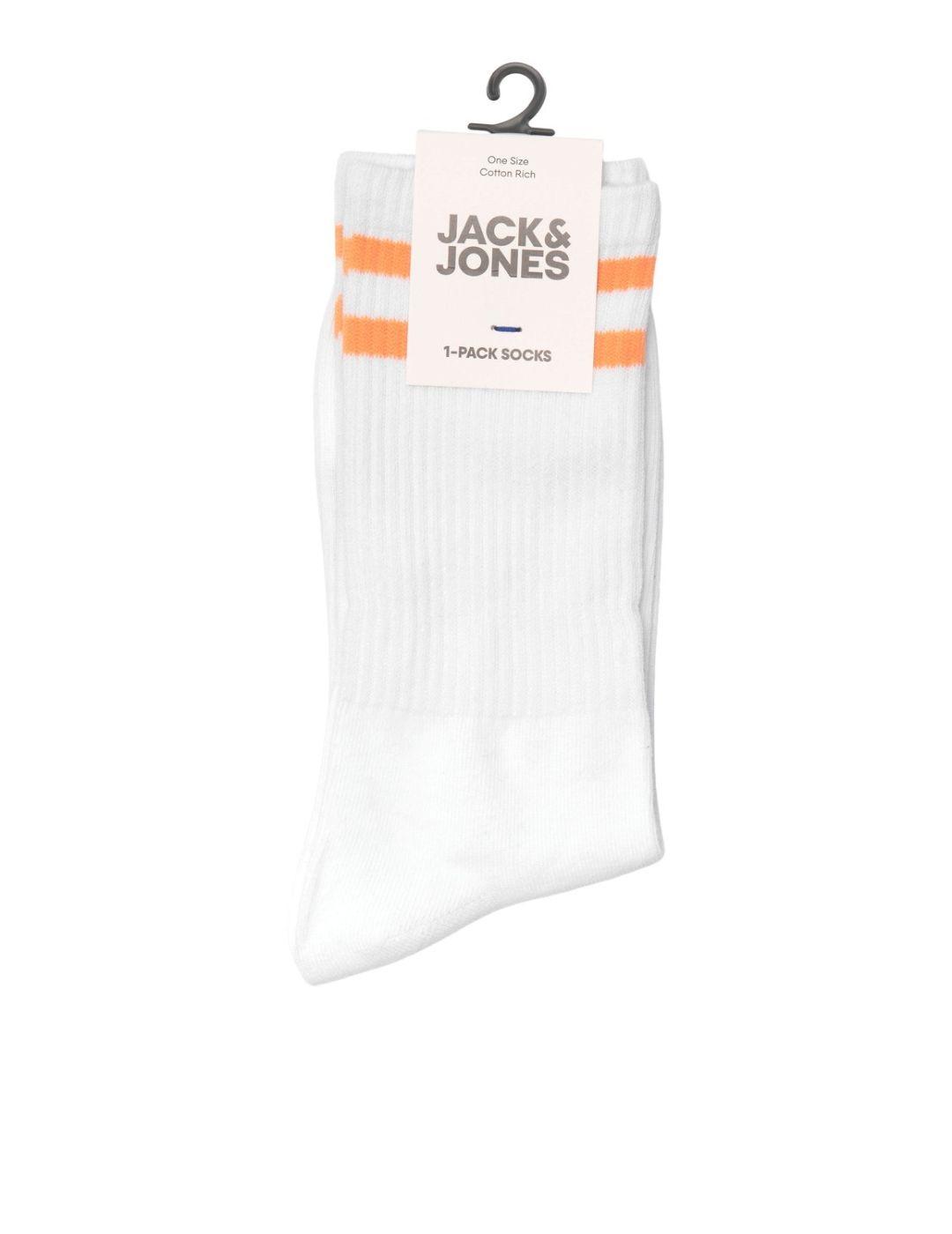 Calcetines Jack&Jones raya naranja hombre -a