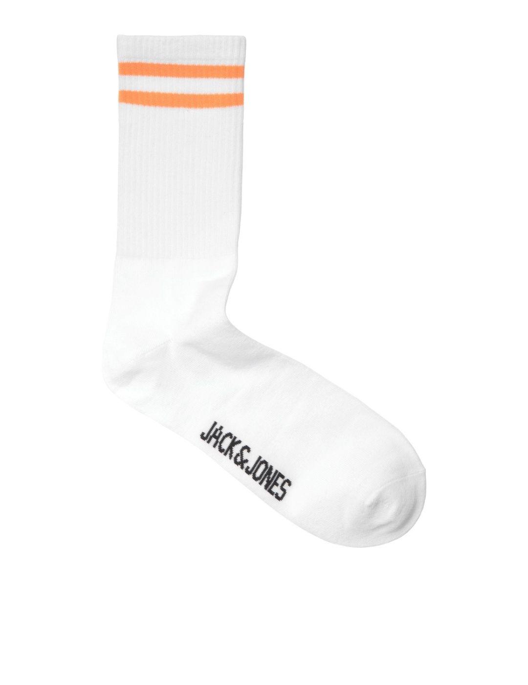 Calcetines Jack&Jones raya naranja hombre -a