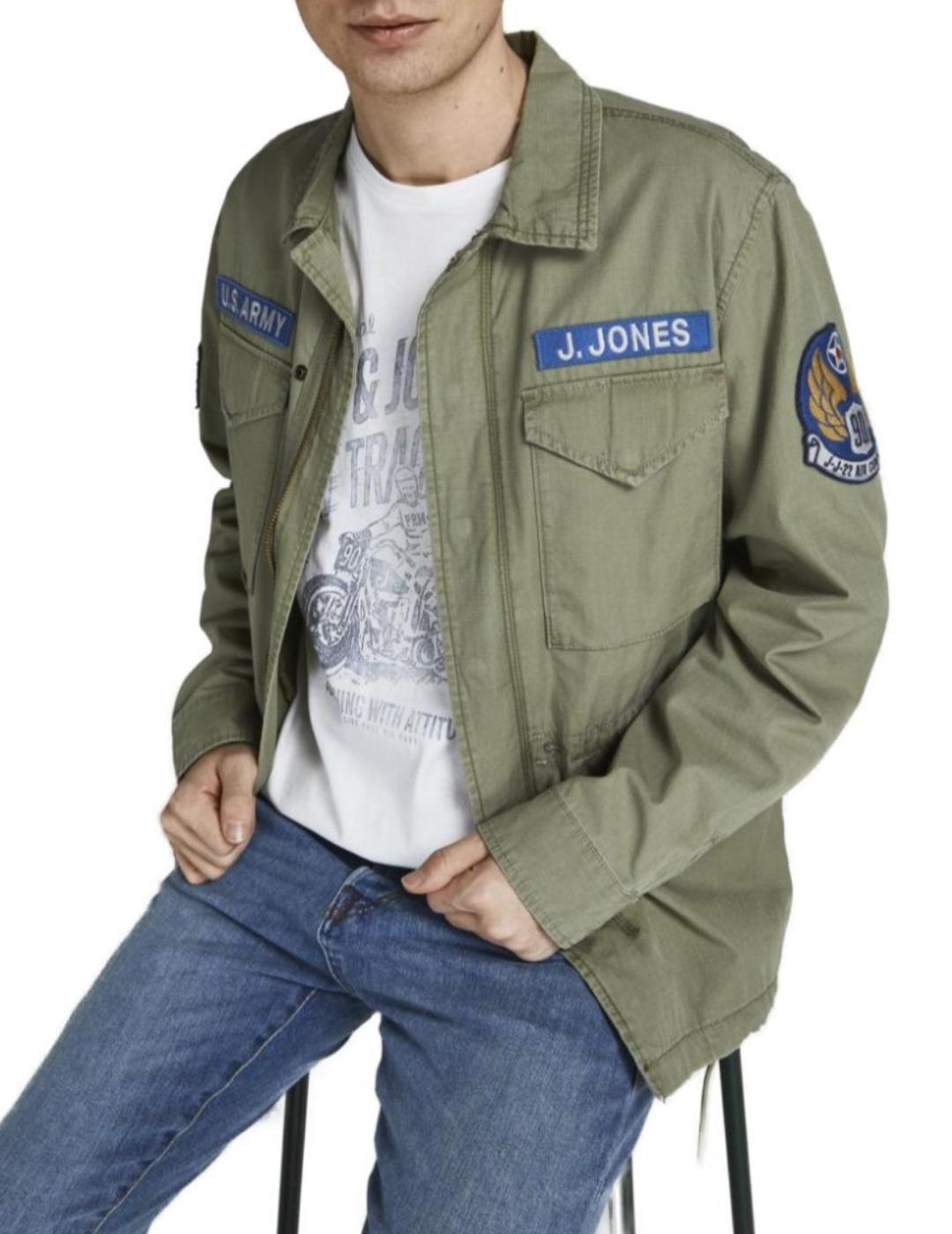 Chaqueta Jack & Jones Lumarine verde para hombre-a