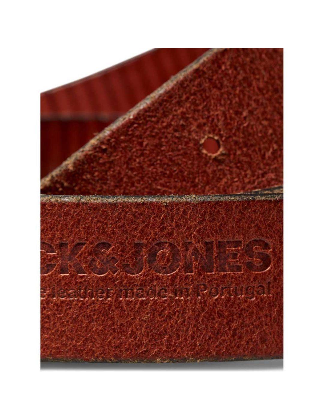 Cinturon Jack&Jones Royale marron para hombre -a