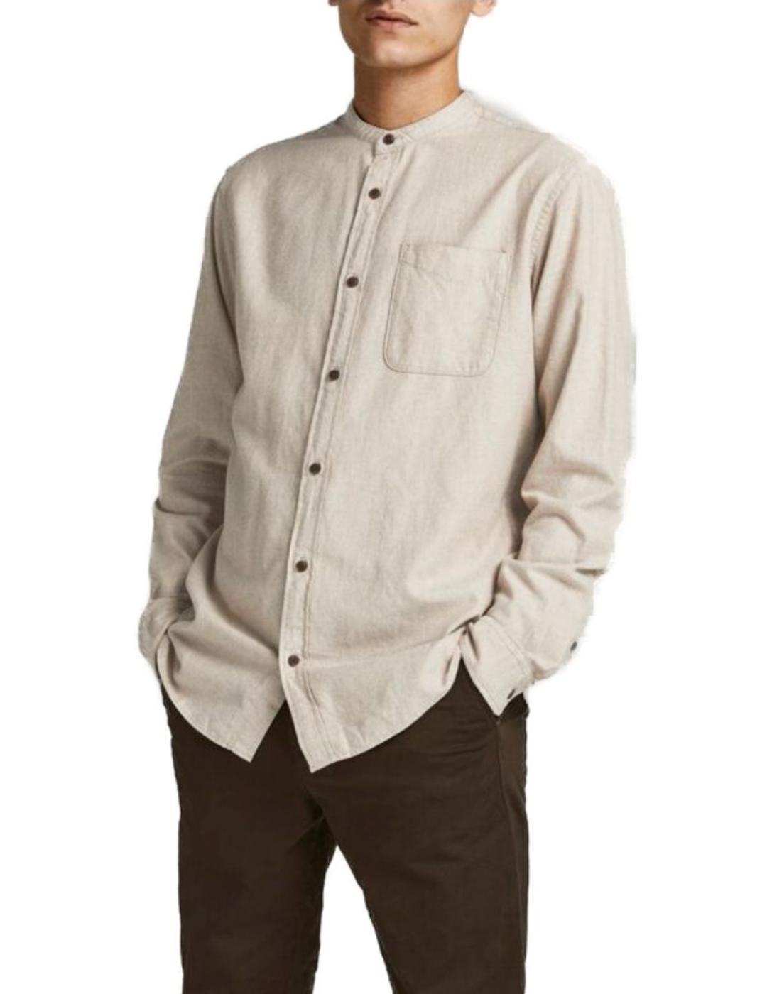 Camisa Jack&Jones Band beige para hombre -a