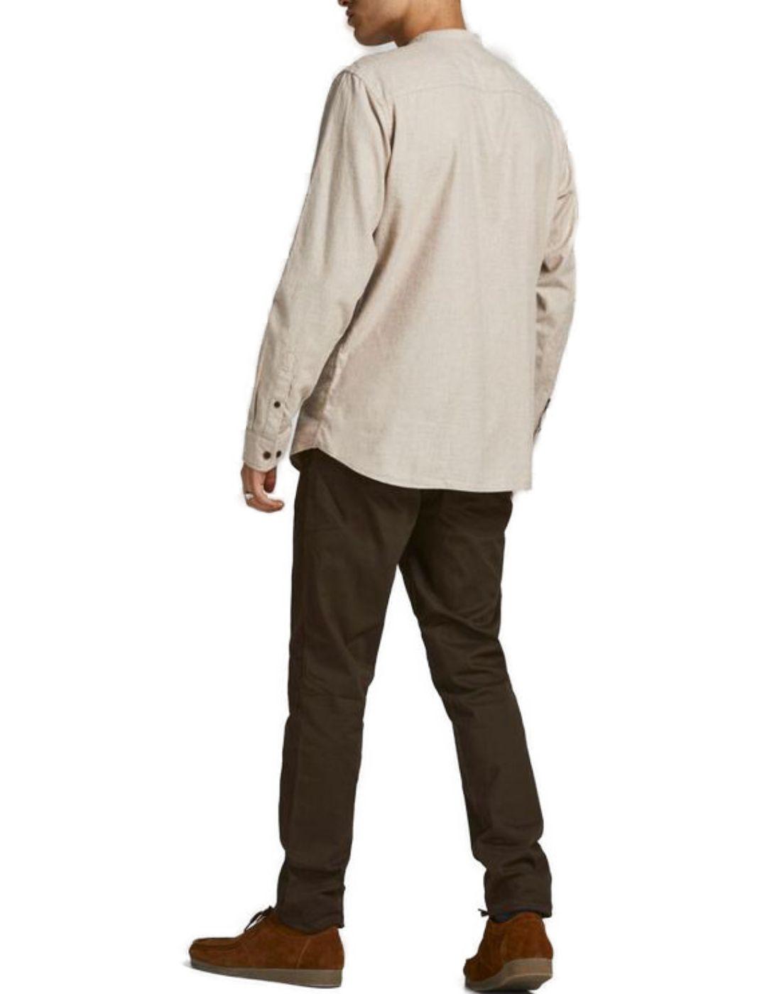 Camisa Jack&Jones Band beige para hombre -a