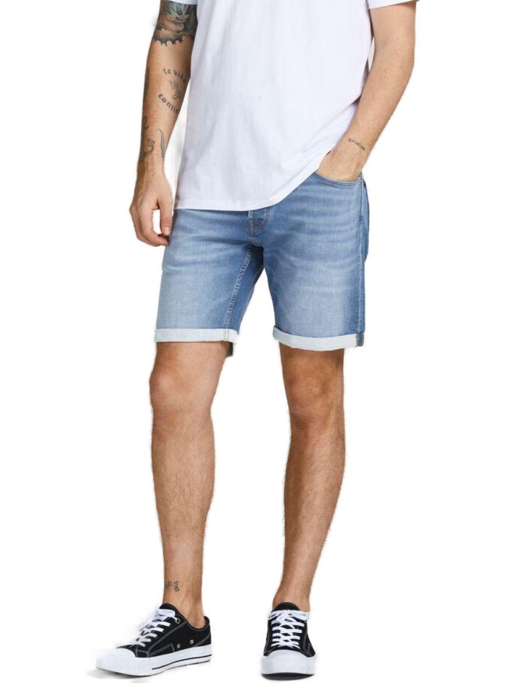 Bermuda vaquera Jack&Jones azul para hombre -a