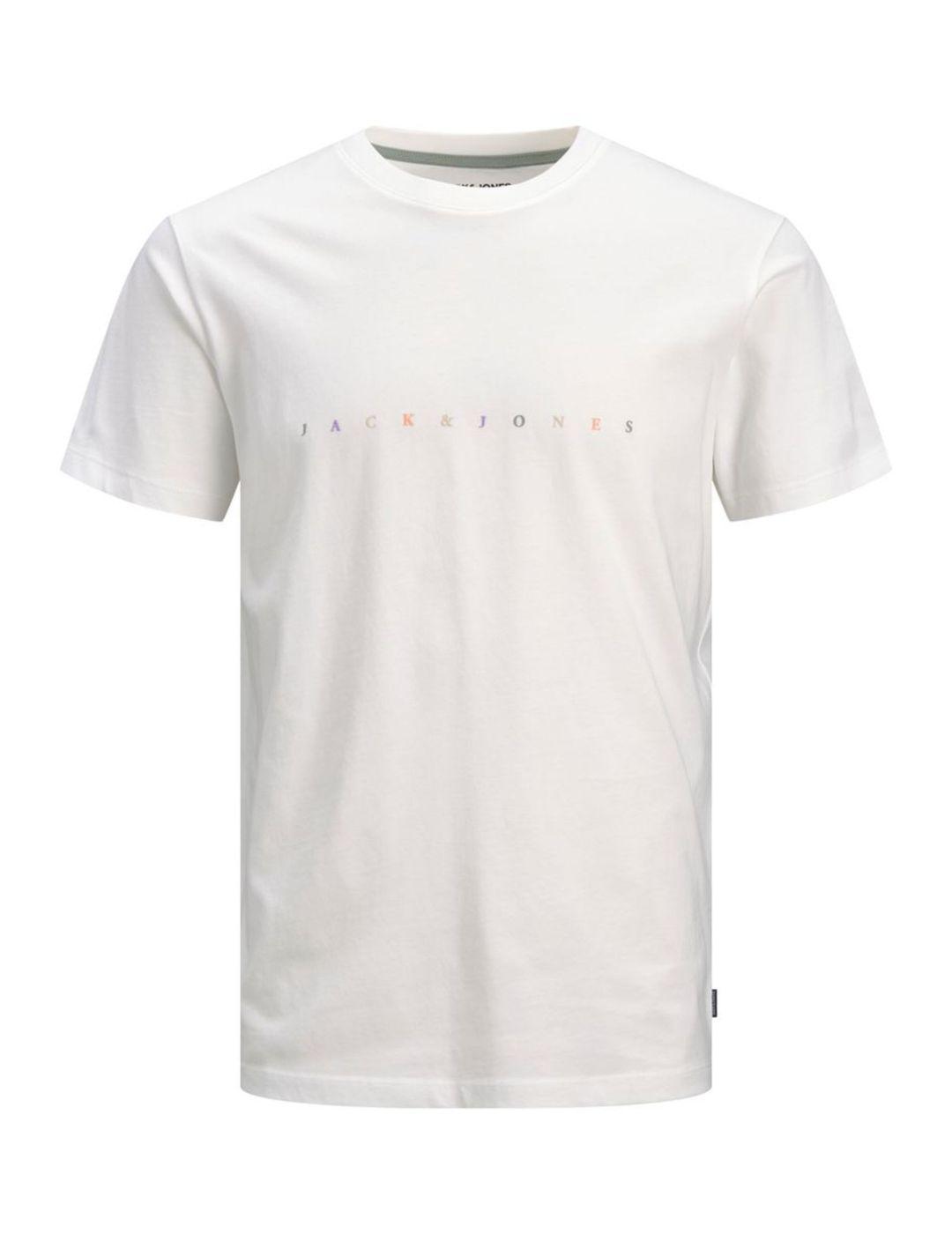 Camiseta Jack&Jones Font blanco para hombre -a