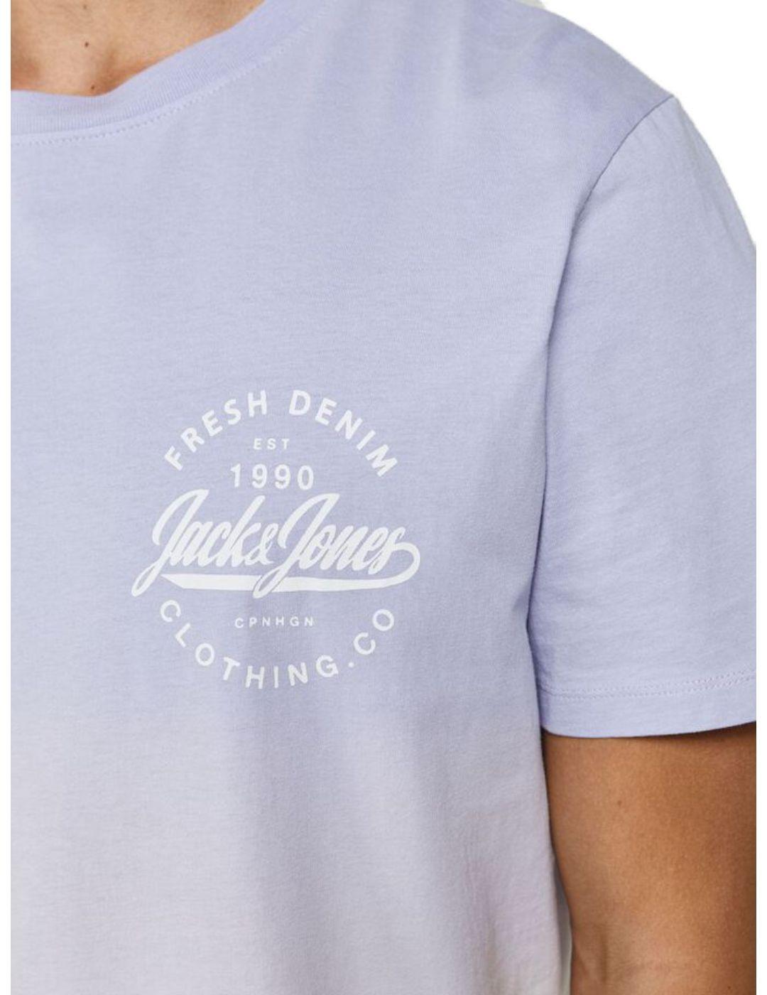 Camiseta Jack&Jones Fresh lila para hombre-a